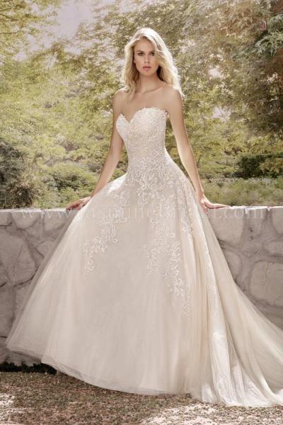 Sweetheart Neckline A-line Wedding Bridal Gown